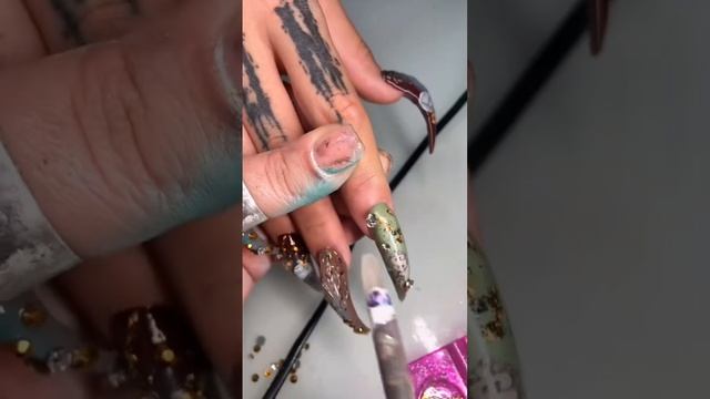 Парный маникюр с кошкой #дизайнногтей #маникюр #ногти #рецепты смотреть онлайн