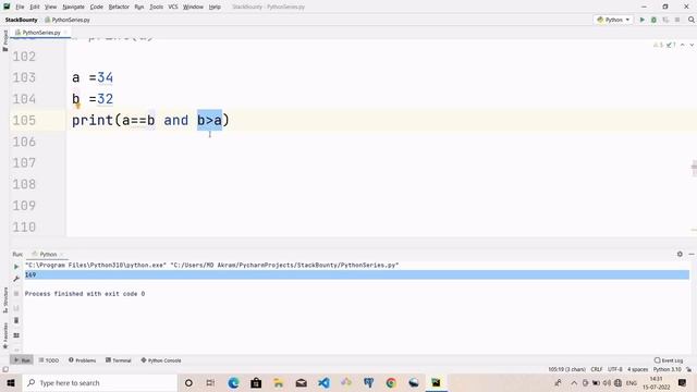 Operators In Python | Python Tutorial For Absolute Beginners | смотреть онлайн
