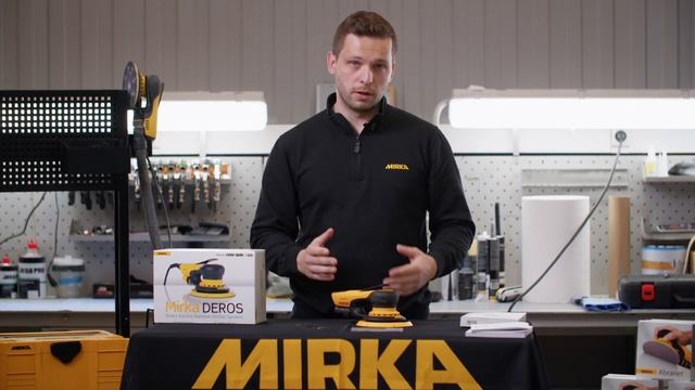 Распаковка шлифовальной машинки Mirka Deros смотреть онлайн