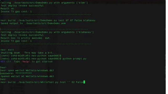 Neo Blockchain Python Smart Contract compiler смотреть онлайн