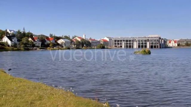 Lake Tjornin In a Centre Of City - Stock Footage | VideoHive 15160341 смотреть онлайн