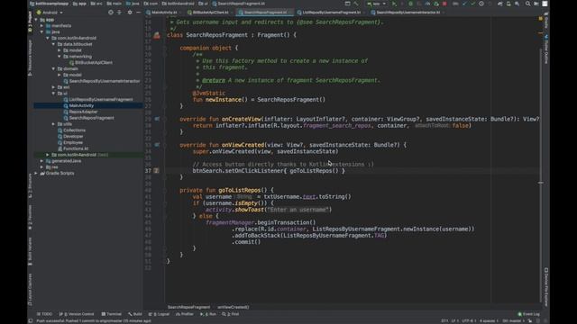 Kotlin - Explicación de aplicación de ejemplo смотреть онлайн