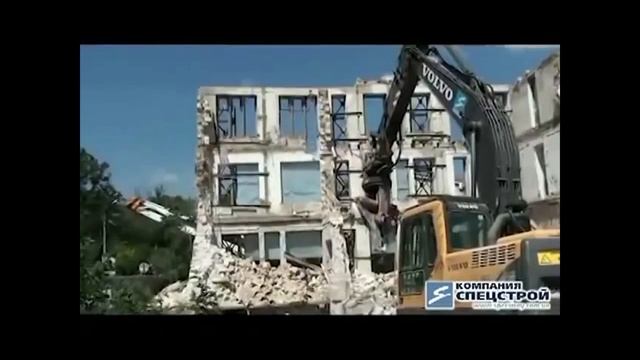 Демонтаж зданий. Cнос дома. Крым, Симферополь смотреть онлайн