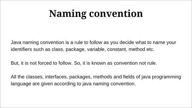 Free Java tutorial for beginners || comments and naming convention | tech krishush Java || free Jav смотреть онлайн