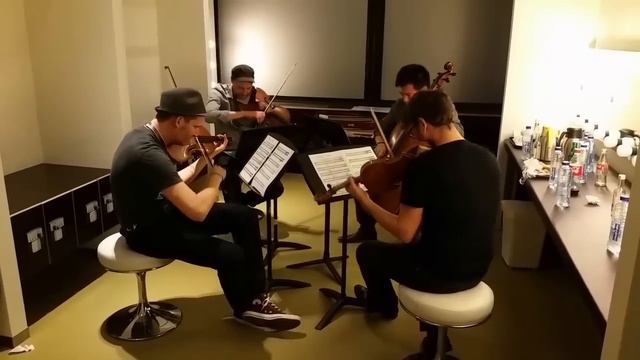 Kaleidoscope String Quartet backstage at Classical:NEXT 2015 смотреть онлайн