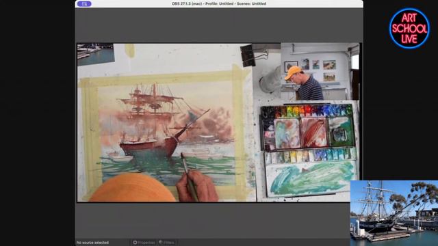How to Soften Your Edges in Watercolor with Geoff Allen смотреть онлайн