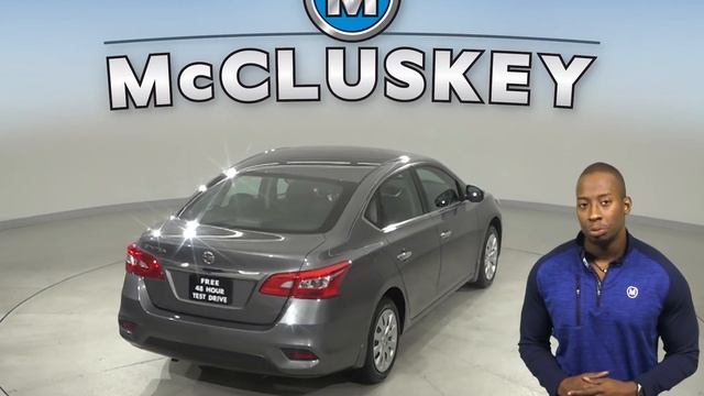 A15671PT Used 2017 Nissan Sentra S FWD 4D Sedan Gray Test Drive, Review, For Sale -