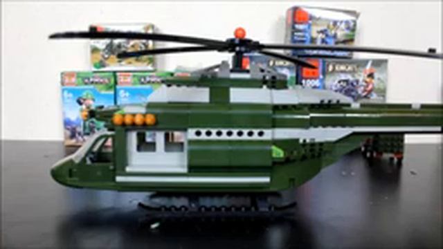ЛЕГО ВОЕННАЯ ТЕХНИКА (1) ВОЕННЫЙ ВЕРТОЛЕТ ОТ БАН БАО