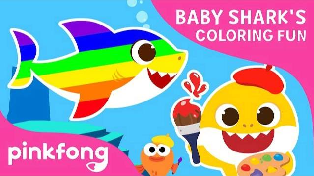 Baby Shark's Coloring Fun | Baby Shark Coloring Book | Toy Show | Pinkfong Toy Show for Children смотреть онлайн