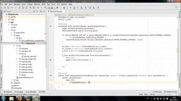 Save Text File to Storage in Android Studio