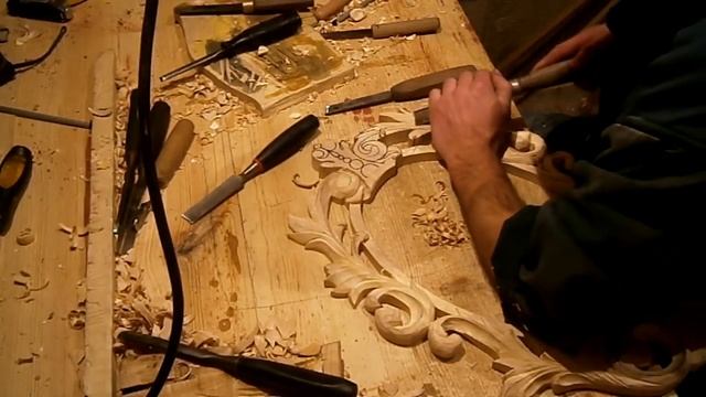 Резьба по дереву Овальная рамка Видео №2 смотреть онлайн