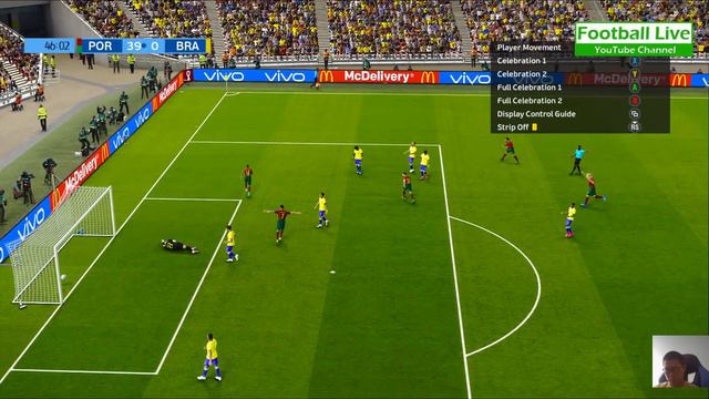 Portugal 100-1 Brazil | Ronaldo, Messi, Neymar, Mbappe, Haaland, Salah, Al Stars Played For POR |PE