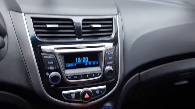 Работа заслонки печки в Hyundai Solaris смотреть онлайн