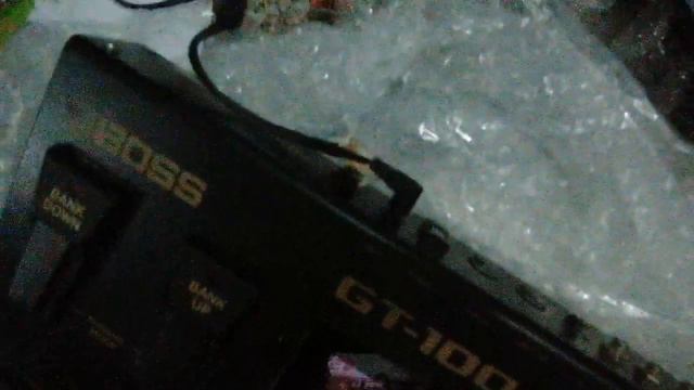 How to check firmware version Pedal Effect guitar Boss GT-100 смотреть онлайн