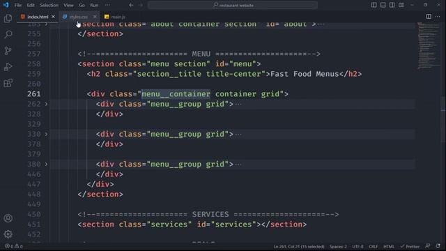 Create a Responsive Restaurant/Food Website with HTML CSS and JavaScript смотреть онлайн