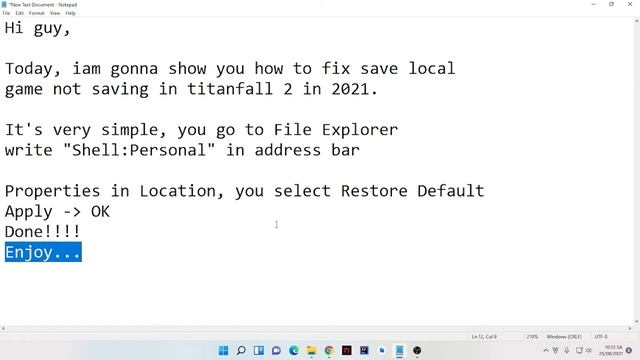 how to fix not saved game Titanfall 2 2021 смотреть онлайн