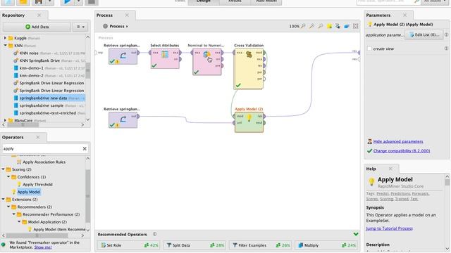 RapidMiner Tutorial - How to predict for new data and save predictions to Excel смотреть онлайн