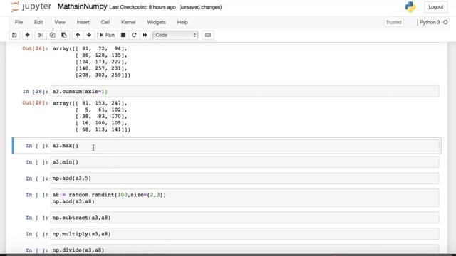 Math Operations in Numpy | Episode-5 смотреть онлайн