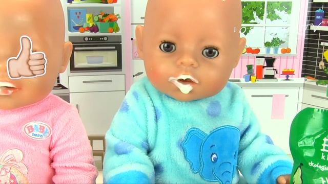 Двойняшки Беби Бон Опаздывают! Сладкий Завтрак Для Миши и Алисы Мультики Как Мама Играет в Куклы смотреть онлайн