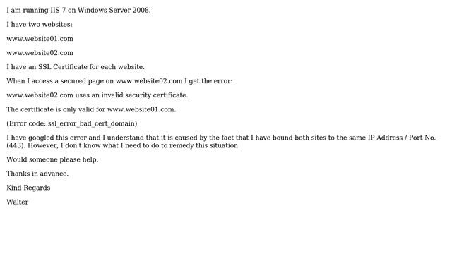 website uses an invalid security certificate (Error code: ssl_error_bad_cert_domain) смотреть онлайн
