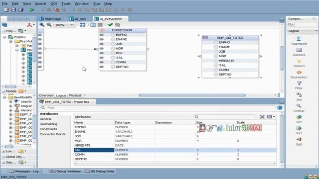 Mappings - ODI - Oracle Data Integrator Tutorial - Session - 15 смотреть онлайн