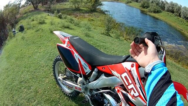 HONDA CR 250 R 2 stroke ОБЗОР и Тест Драйв Хонда СR250R 2 такта Кросс-Эндуро смотреть онлайн