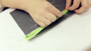 Как вшить потайную молнию.