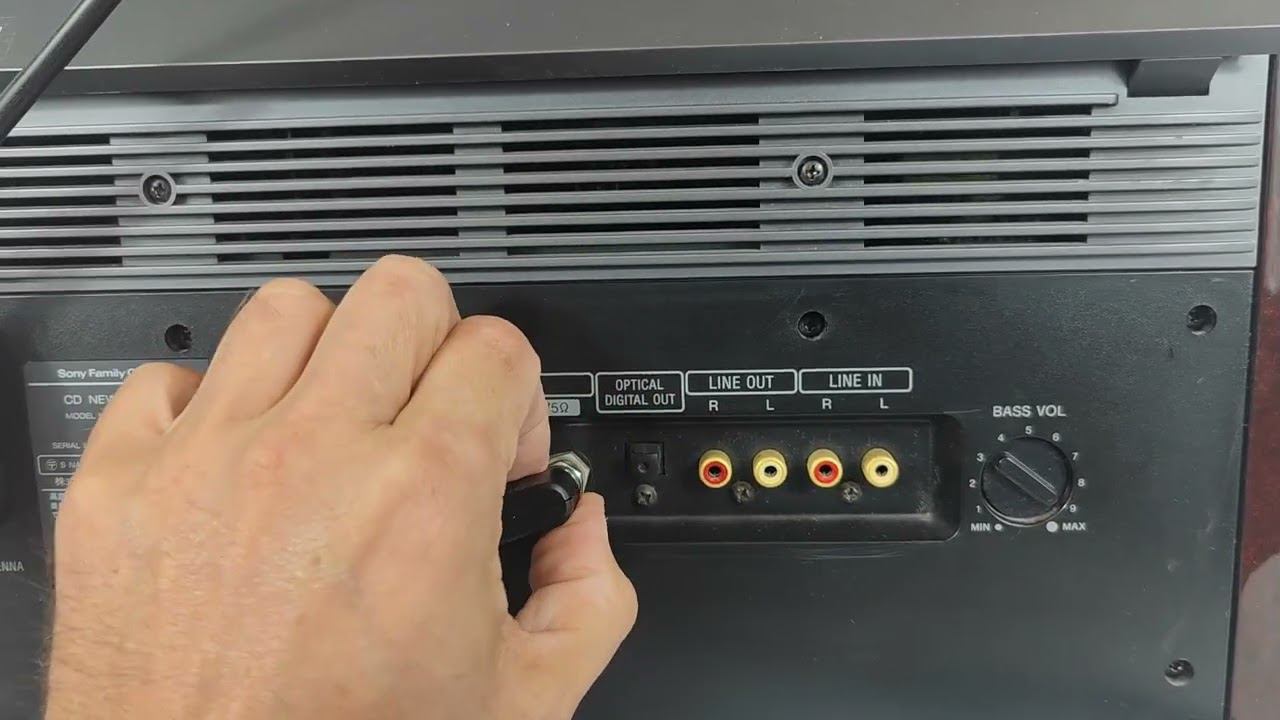 SONY celebrity D-3000, краткий обзор аппарата, FM- конвертер японского диапазона смотреть онлайн