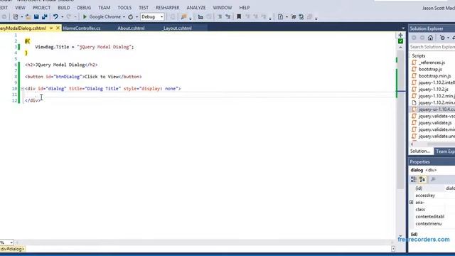 jQuery UI Modal Dialog (part 1) смотреть онлайн