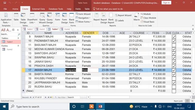 How To Create Report In Database |MS Access Form, Query & Report Design In Hindi #viral #youtube смотреть онлайн