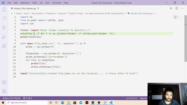 Python Script To Get File Names. смотреть онлайн