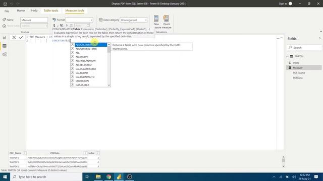 Display PDF Files stored in SQL Server in Power BI смотреть онлайн
