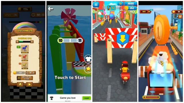 Horse Run 3D vs Subway Scooters vs Alnahsha Run vs Sea Race 3D || Latest Gameplay Walkthrough смотреть онлайн