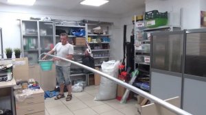 Проверка на изгиб. Алюминиевый шест 4,5 м, арт. Z0000011737