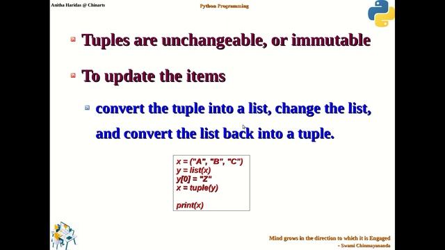 Py U1 1 Intro part8 tuple methods смотреть онлайн