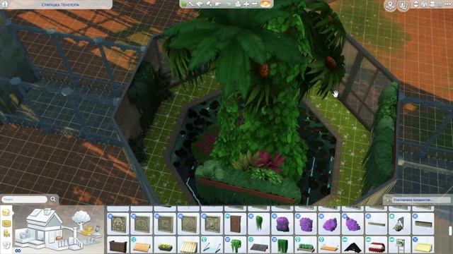 Оазис среди пустыни / Дом-теплица с оранжереей / Speed Build Sims 4 / NO CC / смотреть онлайн