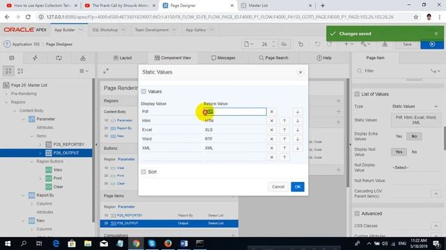 How to Print Report Multiple format (PDF, WORD, EXCEL, HTML, and XML) by using select list смотреть онлайн