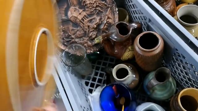 Идем на барахолку в Германии! Винтажная посуда, фарфор, керамика, стекло. смотреть онлайн