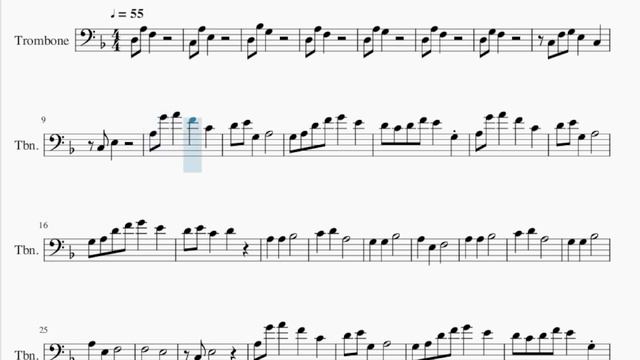 Trombone Sheet Music: How to play Shukumei (Fairy Tail) by Yasuharu Takanashi смотреть онлайн