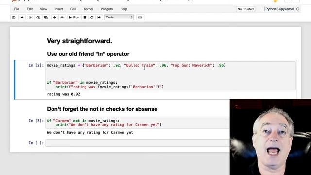 Check if a key already exists in a Python dictionary смотреть онлайн
