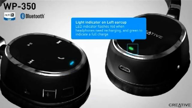 Creative WP-350 Bluetooth Headphones with Mic смотреть онлайн