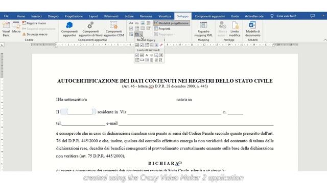 Modulo Word Compilazione смотреть онлайн