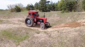 Установили колеса от МТЗ на наш трактор Т-40АМ . Тестируем на бездорожье!!!