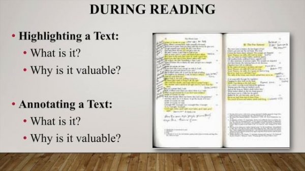 Active and Critical Reading Strategies: Mining and Talking to the Text