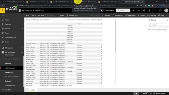 Embed the Power BI report as Dashboard in Dynamis 365 смотреть онлайн