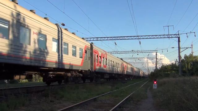 ЧС4Т-670 с поездом №498 Адлер — Чебоксары/Ижевск