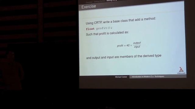 Introduction to Modern C++ Techniques Part I смотреть онлайн