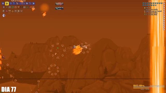 PASE 100 DIAS USANDO LA CLASE DE MAGO EN TERRARIA CALAMITY 2.0 DEATH MODE! 2/2