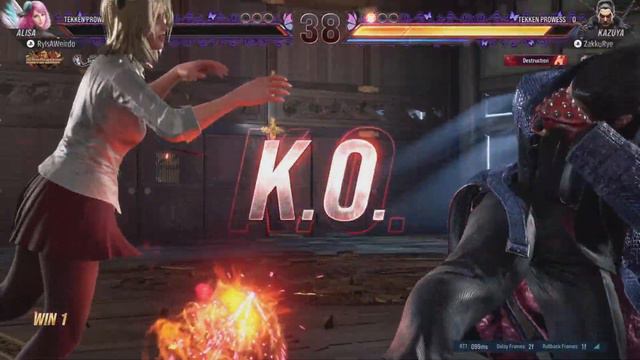 Alisa DESTROYED Kazuya‼️• TEKKEN 8 Alisa Ranked Matches смотреть онлайн