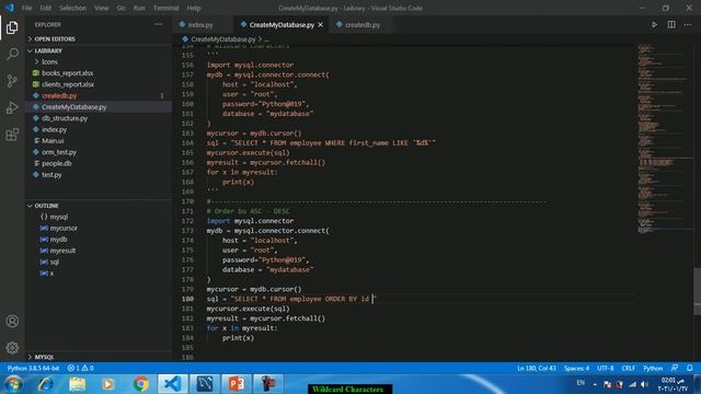 Python MySQL (5) смотреть онлайн